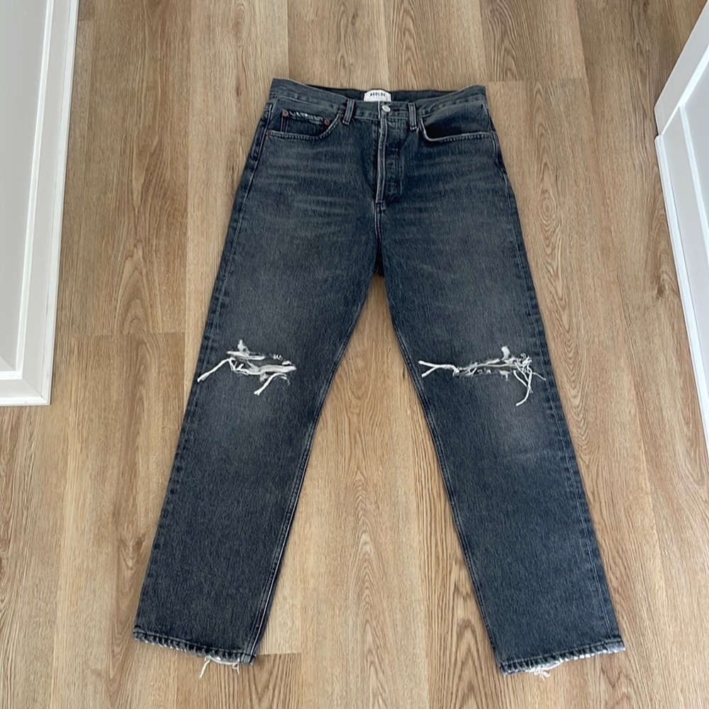 Agolde 90’s jean in the colour outline size 27